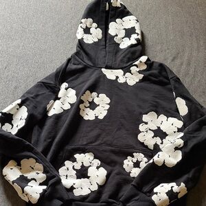 Stylish Black and White Men's Hoodie